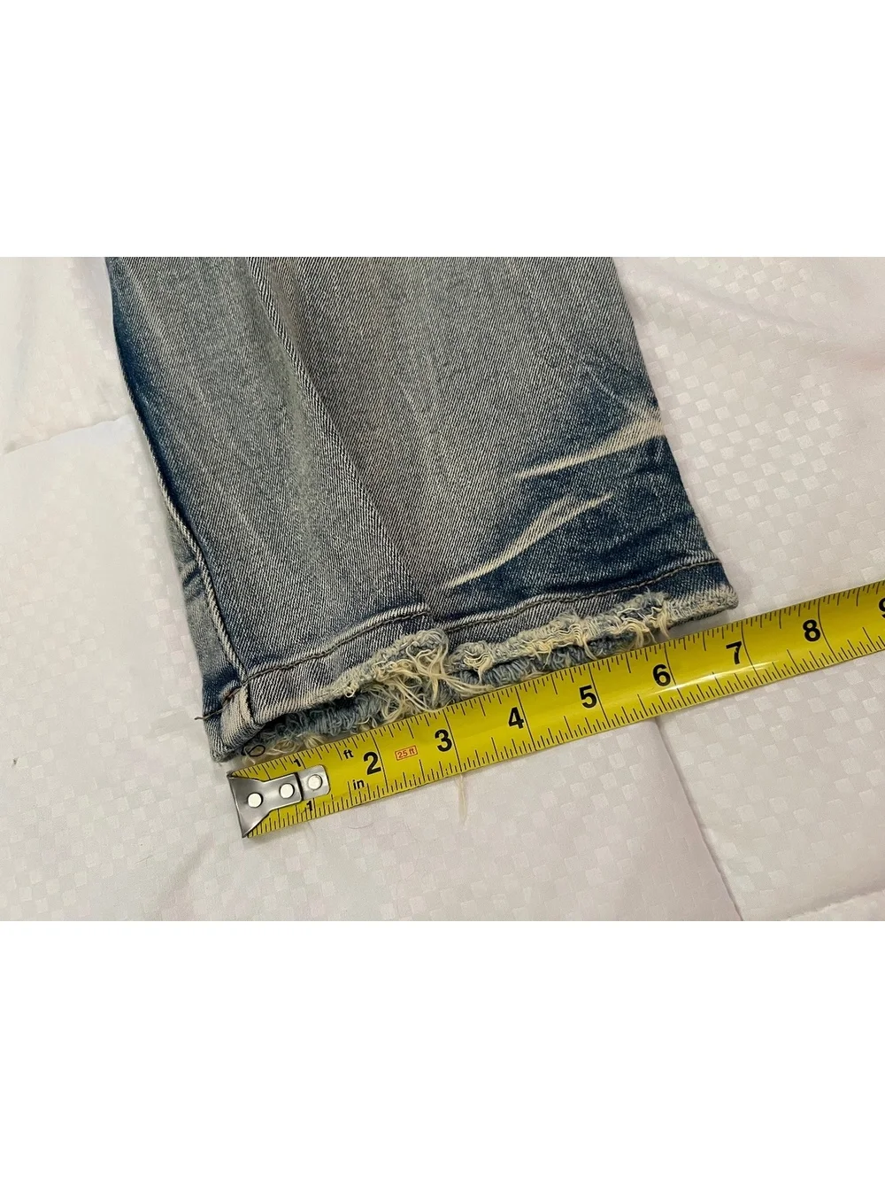 Y2K Distressed patchwork SMOkE RISE Size 48”W x 32” L jeans festival